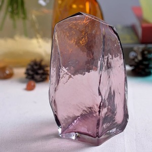 Florero de cristal, floreros de cristal, centros de mesa de boda - Product Image 1