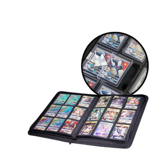 Encuadernación con Espiral Impermeable <span class=keywords><strong>de</strong></span> Alta Calidad con 252 Bolsillos para Archivador, Venta al Por Mayor |   Álbum con Cubierta <span class=keywords><strong>de</strong></span> PU <span class=keywords><strong>de</strong></span> 9 Bolsillos para Tarjetas MTG y TCG, Personalizable - Product Image 2