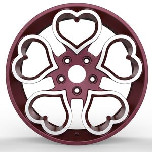 Design accattivante love cuori forma ruota mozzo 18 19 20 pollici lusso personalizzato cerchi per autovetture in lega forgiata per bentley - Product Image 2