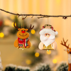 New cross-border style large bell pendant, small <b>doll</b>, small gift, Christmas decoration, Christmas tree <b>doll</b> pendant decoration - Product Image 3