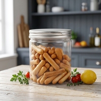 Pot en plastique rond pour biscuits et bonbons de qualité alimentaire PET 160 ml 230 ml 6 oz 8 oz avec couvercles en aluminium argenté doré pour le stockage d'aliments et de cosmétiques