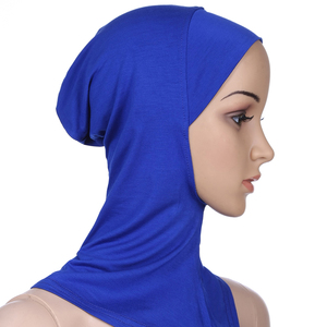Einfarbige Polyester Atmungsaktive Schnelltrocknende Jersey Sport <span class=keywords><strong>Hijab</strong></span> Kappe für Erwachsene Frauen Musliminnen Alle Jahreszeiten Digital Bedruckt - Product Image 4
