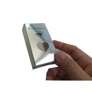 Lenti a contatto di marca lenti a contatto scatola cosmetica imballaggio scatole rigide personalizzate Private OEM carta patinata riciclabile qualsiasi forma