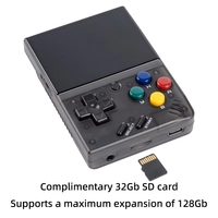 Console de jeu portable rétro MIYOO MINI v4, écran HD IPS de 2,8 pouces, lecteur de carte cadeau et sac de rangement
