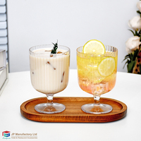 Gobelet à vin en plastique transparent rigide de 350 ml, verre à eau, tasse à dessert élégante, tasse à café pour les fêtes, les bars, les mariages