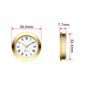 Nhật Bản phong trào và batterymini chèn Đồng hồ 25mm Đồng hồ phù hợp lên thạch anh chèn đồng hồ - Product Image 4