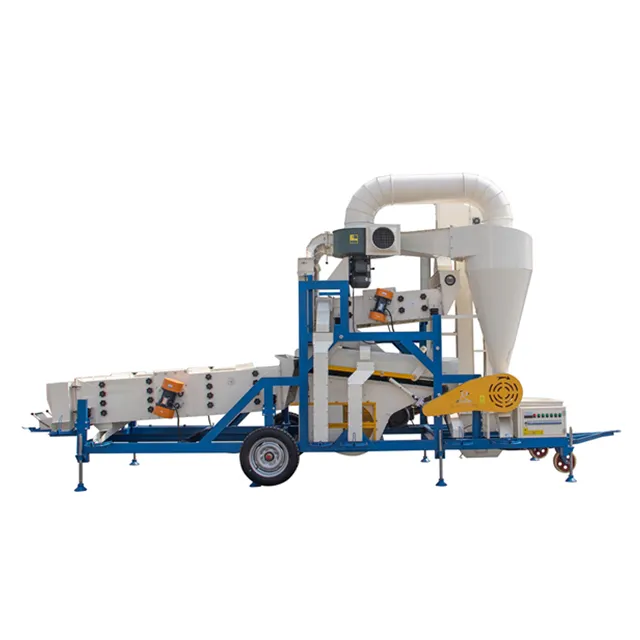 Toplu tahıl temizleyici/Soya fasulyesi buğday susamı arpa ayçiçeği çekirdeği temizleme makinesi