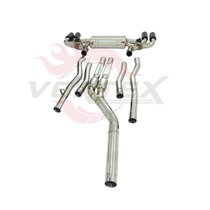 Échappement Catback Performance en Acier Inoxydable 304 Vortex pour BMW Série 5 G30 540i 3.0T B58 avec Valves et Embouts Quadruples en Carbone - Product Image 3