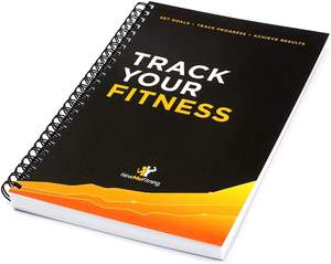 Libro de registro de entrenamiento personalizado, seguimiento de objetivos de bienestar, diario de ejercicios, libros de motivación, diario de fitness, planificador para gimnasio - Product Image 1