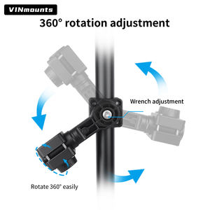 VINmounts  Live SONAR Mount เข้ากันได้กับ Garmin livescope LVS34 LVS32ปรับได้360 ° เสาแปลงสัญญาณ - Product Image 4