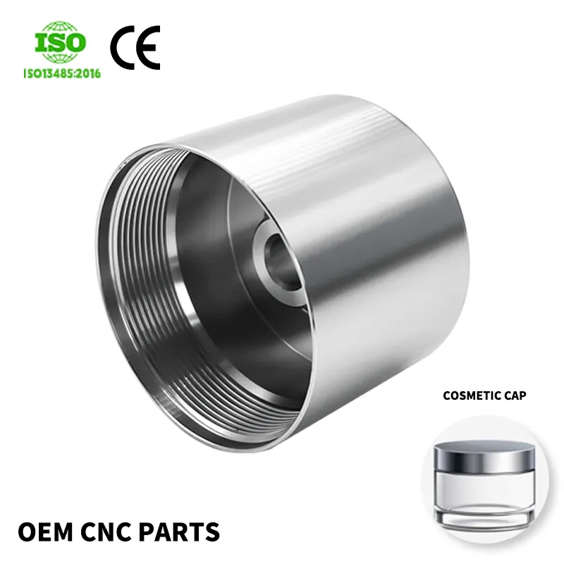 Top-Of-The-Line Cnc China Reserveonderdeel Aluminium Cnc Bewerkingscentrum Onderdelen Cnc Kits Voor Cosmetische Fles Deksel