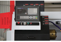 Diskon mesin bubut sistem Fanuc CK6132, poros mesin CNC Taiwan