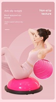 Équipement d'exercice à domicile, ballon d'équilibre Pilates, entraîneur de fitness, demi-ballon de yoga, ballon d'exercice de gym avec pompe