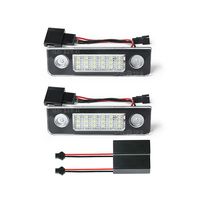 2Pcs Lampe de plaque d'immatriculation arrière à LED pour Skoda Octavia II 1Z Limousine 2008 ~ Octavia II 1Z Kombi 2009 ~ Rommester 5J 2006-2010
