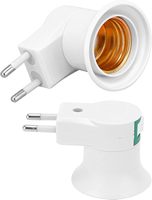 Adaptateur d'éclairage TSINYE avec interrupteur, installation simple, contrôle, douille à vis E27, prise EU, éclairage domestique, douille E27