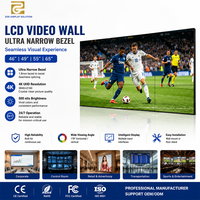 Sistema de Video Wall LCD Comercial ZGS sin Bordes, Bisel de 1.8mm, Operación 24/7, Monitor de Pantalla para Bares Deportivos, Salas de Reuniones y Publicidad