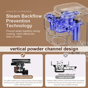 <span class=keywords><strong>Molinillo</strong></span> <span class=keywords><strong>de</strong></span> rebabas cónicas <span class=keywords><strong>de</strong></span> acero inoxidable integrado programable <span class=keywords><strong>de</strong></span> alta calidad, 750W, 6 tazas, <span class=keywords><strong>cafetera</strong></span> por <span class=keywords><strong>goteo</strong></span> para oficina en casa - Product Image 2