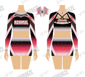 नई स्पार्कल चीयरलीडर पोशाक लड़कियों को एक समान पोशाक स्कर्ट कस्टम बनाने वाली लड़कियों को खुश करती हैं - Product Image 6