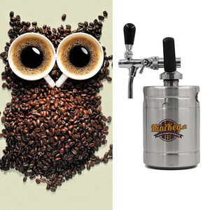 Itop — mini moulin à café portable au gaz halogène, 64oz, en acier inoxydable, non électrique, 37 ml, meilleur cadeau - Product Image 1