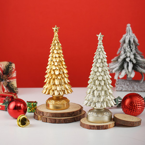 Mini Christmas <b>Tree</b> New Product Small Christmas <b>Tree</b> Desktop Ornament Home Decor Resin Crafts Christmas Decoration From China - Product Image 4