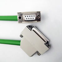 كابل هايبرفيس لتوصيل صندوق الطرف الإلكتروني MOVIAXIS MX مع محركات DS، مصنوع من PVC/PUR، مقاس 6*2*0.25، رقم القطعة 13327658/13327666، كابل للمحرك