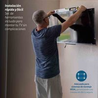 Soporte de TV Fijo de Metal Resistente Grunkel SP-61X50FX para Uso Doméstico, de 32-80 Pulgadas, hasta 75 kg, VESA 615x410 mm, España