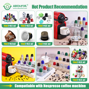 Capsule di <span class=keywords><strong>Caffè</strong></span> in Alluminio per Macchine Arpeggio Delta, Compatibili con Trade King, Senza Filtro <span class=keywords><strong>Caffitaly</strong></span>, per Uomo, Importatore, Produzione - Product Image 3