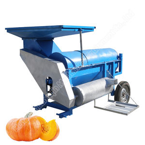 Moissonneuse de graines de melon citrouille entraînée par tracteur Machine de traitement de graines de citrouille récolte citrouille avec des fleurs - Product Image 6