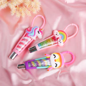 <span class=keywords><strong>Justgirl</strong></span> – tubes de brillant à lèvres en Silicone pour enfants, cosmétique, économique, étanche, porte-étiquette privée - Product Image 2