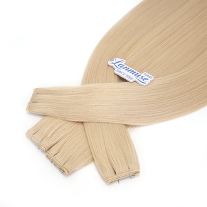 Estensioni per capelli Lanmuse Genius Virgin a trama singola, 100% capelli umani, qualità russa, trama sottile, doppia tessitura, per saloni, sbiancamento incluso - Product Image 3