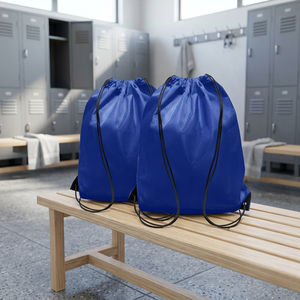 Sac à dos pliable avec cordon de serrage et logo personnalisé pour le rangement des chaussures, idéal pour l'école, le basketball, les sports, la gym, la remise en forme, les voyages en plein air - Product Image 3