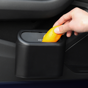 <span class=keywords><strong>RTS</strong></span> en stock Poubelle de voiture suspendue multifonctionnelle et portable bon marché avec couvercle Poubelle de voiture étanche Boîte de rangement pour ordures - Product Image 2
