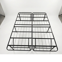 Cadre de lit en métal Queen/King Size avec rangement, lit mezzanine en métal avec rangement pour espaces étroits, appartements studio et jeunesse