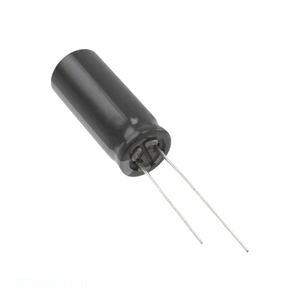 ตัวเก็บประจุแบบ Through Hole รุ่น EEU-FR1H681L ความจุ 680 ไมโครฟารัด  วัสดุอะลูมิเนียม  680UF 20% 50V แบบขาเสียบเรเดียล TH - Product Image 1
