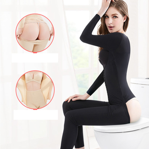 Nuevo Body moldeador de cuerpo para mujer, Body ajustado de longitud ropa interior femenina Faja de manga larga grande - Product Image 4