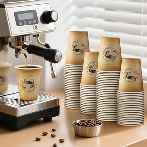 แก้วกระดาษแบบใช้แล้วทิ้งสำหรับดื่มน้ำ น้ำผลไม้ กาแฟ ชา - Product Image 3