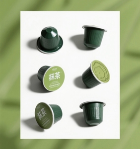 Capsules de poudre de matcha instantanée - Capsules de thé vert de qualité cérémonielle compatibles avec <span class=keywords><strong>Nespresso</strong></span> - Product Image 1
