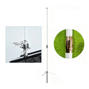 เสาอากาศฐานแบบสองย่านความถี่ 3.2 เมตร 144/430MHz V/U รุ่น X300 ทำจากไฟเบอร์กลาส พร้อมแผ่นกราวด์เพลนเรเดียล - Product Image 1