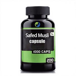สารสกัดจากรากมุสลี ตรา ASAP OEM Safed อาหารเสริมสมุนไพรเพิ่มพลังงาน 500 มก. เกรดอาหาร รับรองฮาลาล สำหรับผู้ใหญ่ 2 แคปซูล ต่อวัน - Product Image 1