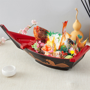 Bambou en plastique de haute qualité grande taille Restaurant japonais <span class=keywords><strong>Sushi</strong></span> bateau fête grand ABS <span class=keywords><strong>Sushi</strong></span> bateau pour <span class=keywords><strong>Sushi</strong></span> - Product Image 2