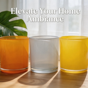 Wholesale Luxury Orange Glass <strong>Tealight</strong> <strong>Candle</strong> <strong>Holder</strong> for Home Party Wedding Valentine's Day Decor-Heat Resistant &amp; Eco-Friendly - Product Image 5