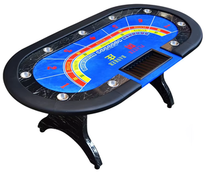 Multi jeux en bois 3 en 1 joueur banquier Baccarat <span class=keywords><strong>Roulette</strong></span> roue Black Jack Blackjack Poker Table pour la maison Casino hôtel Bar Club - Product Image 5