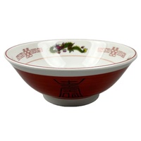 Bol à ramen en céramique japonais personnalisé, grand bol à ramen rouge Dragons avec baguettes, cuillères et repose-baguettes