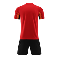 Maillot de football pour hommes en gros, manches courtes, respirant, séchage rapide, polyester/nylon 160g, toutes saisons