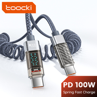 Câble de données numérique Toocki tressé durable 6A, extensible 1,8 m, pour le bureau, la maison et le transport quotidien