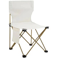 Ensemble de chaises pliantes et table d'extérieur portables en acier inoxydable, légers, pour camping, pêche, plage
