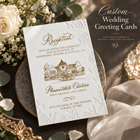 Cartes personnalisées avec image pour invitations de mariage, cartes de remerciement, cartes de menu et de table, fournisseur de papeterie boutique