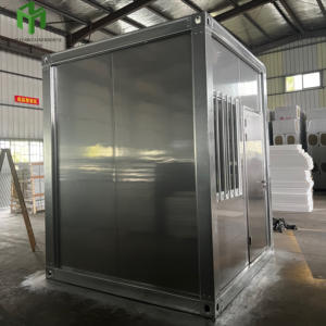 Casa de contenedores modulares de acero semigestionada de 16 pies para un transporte fácil adecuado para almacenes simples - Product Image 2