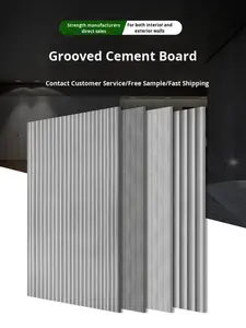 Tablero de <span class=keywords><strong>Fibrocemento</strong></span> de Alta Resistencia y Diseño Moderno para Revestimiento de Paredes Exteriores e Interiores, Impermeable e Ignífugo para Villas y Centros Comerciales - Product Image 2