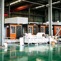 Maisons conteneurs préfabriquées minimalistes chinoises à faible coût, bureaux portables haut de gamme Apple, modernes, 20 pieds, 40 pieds